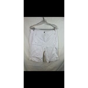 Women's Chicos Energy UPF size 0.5 Size 6 white Bermuda shorts